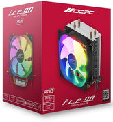OCPC I.C.E. 90 RGB CPU COOLER 90MM BLACK